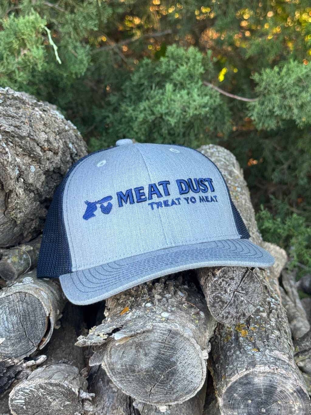 Meat Dust Navy Logo Hat
