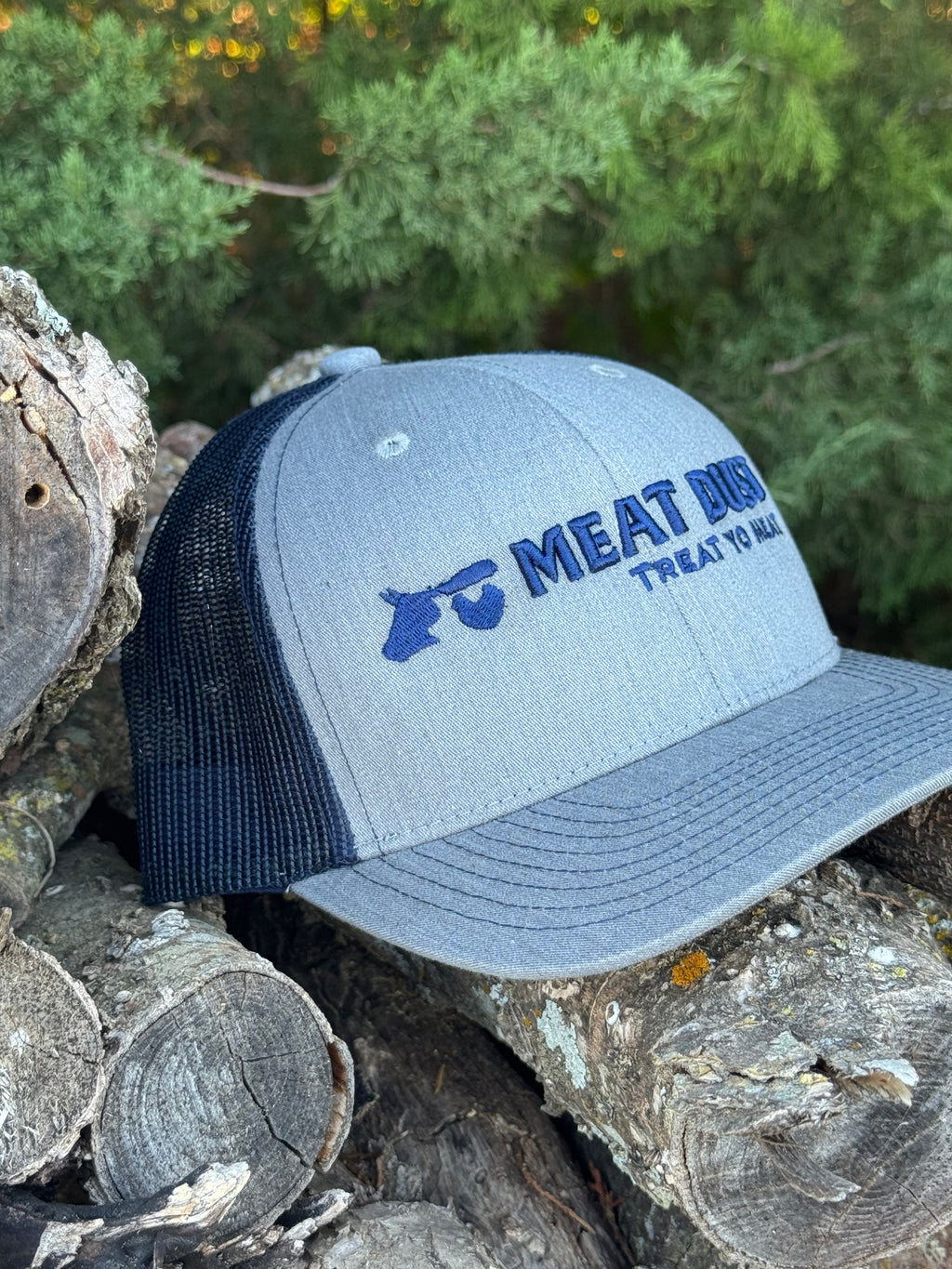 Meat Dust Navy Logo Hat