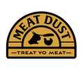 Meat Dust Sticker - Dusty Gold - 3” x 3.5”