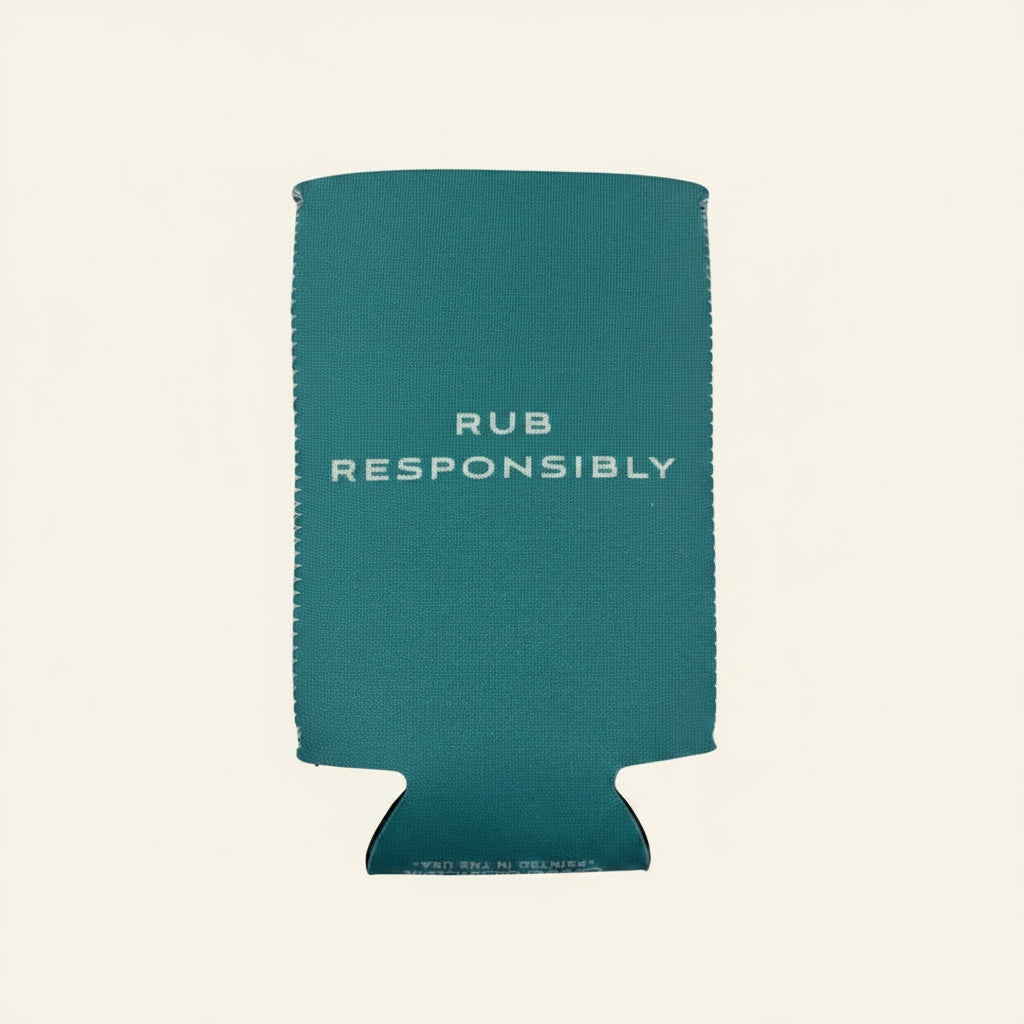 Slim Blue Can Cooler-Neoprene
